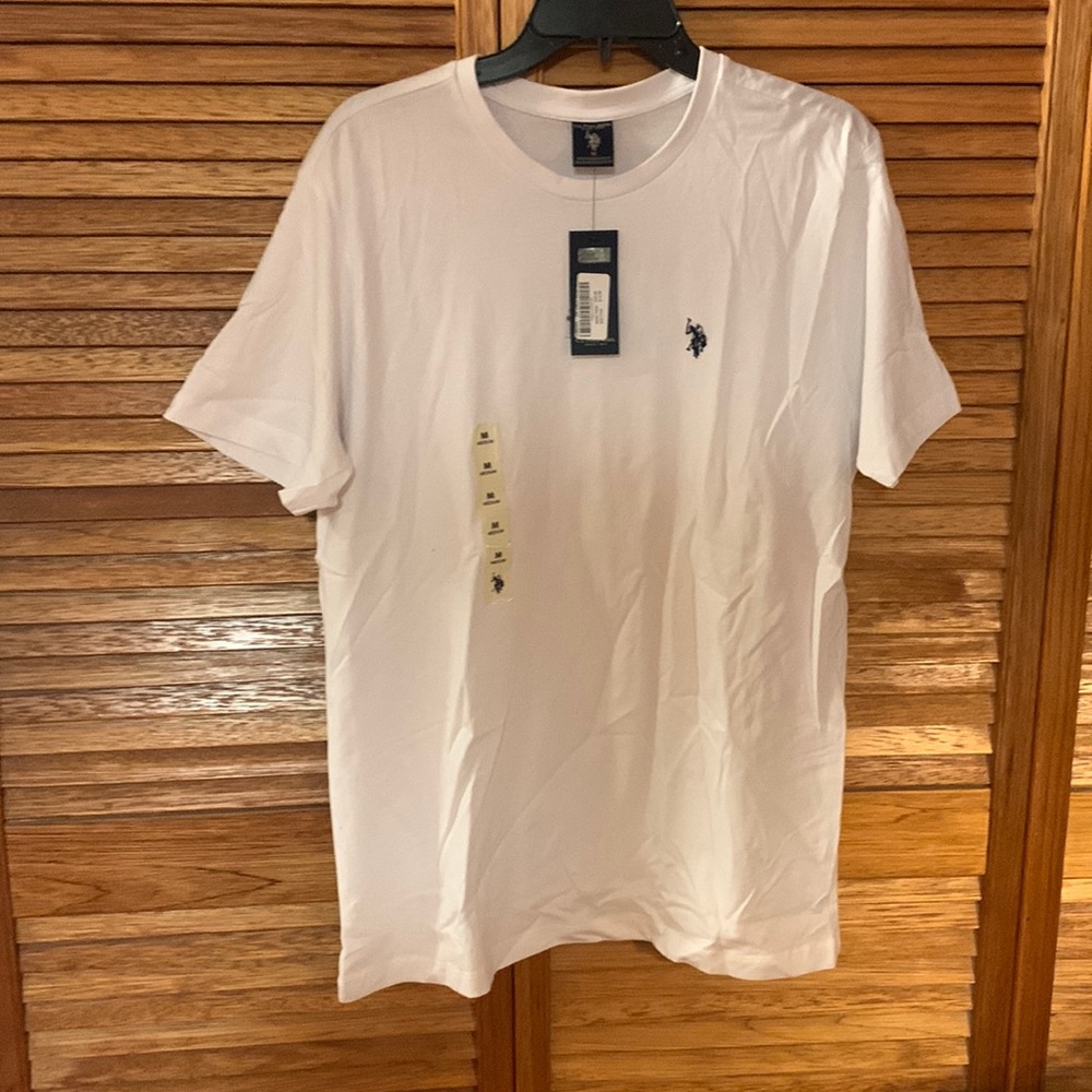 White U.S. Polo Assn. T-shirt (Size M) NWT